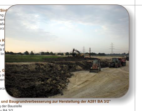 Erdarbeiten mit Bagger